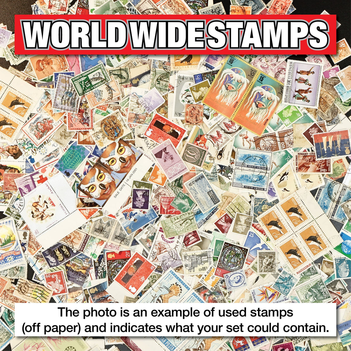 STAMPS - 1 KILO BOX AUST (ON PAPER)