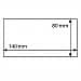 BASIC Banknote Sleeves, for banknotes up to 140 x 80mm, pack of 50