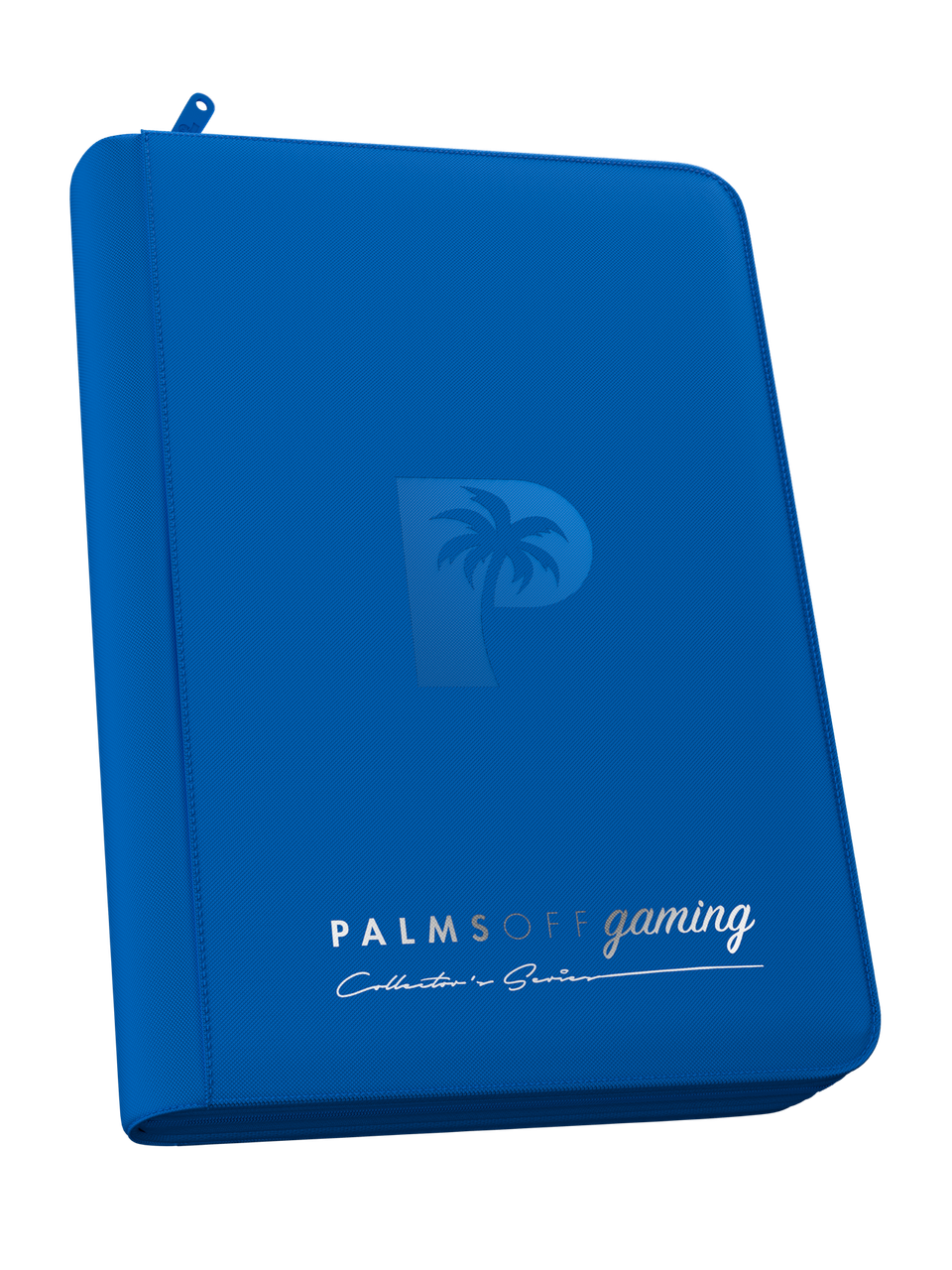 Palms Off Gaming 4 Pocket Zip Binder Blue