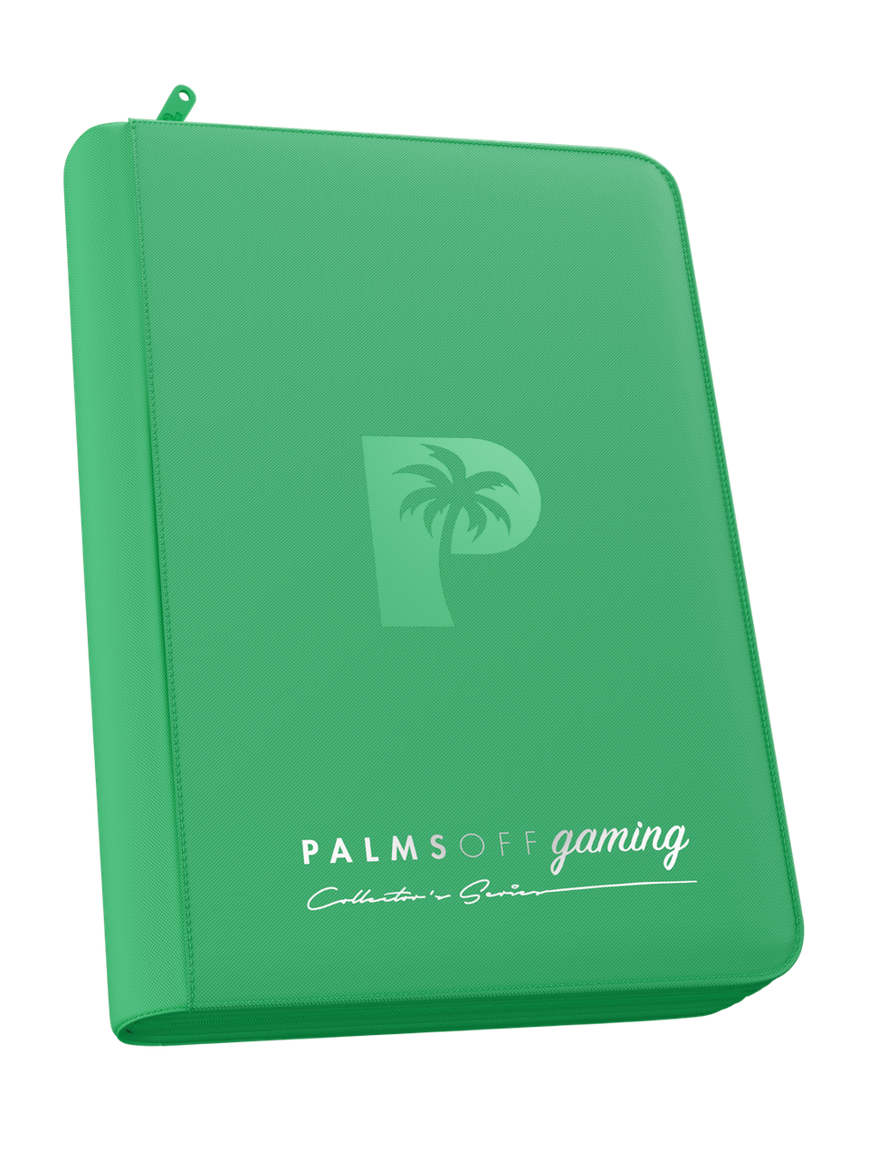 Palms Off Gaming Collectors 4 Pocket Zip Binder - Green