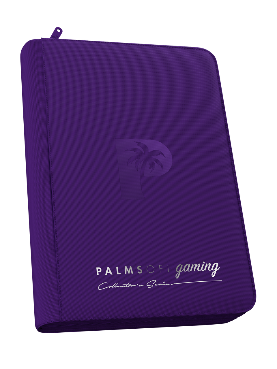 Palms Off Gaming 4 Pocket Zip Binder Purple