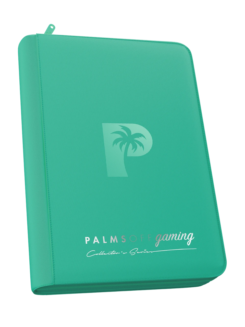 Palms Off Gaming 4 Pocket Zip Binder Turquoise