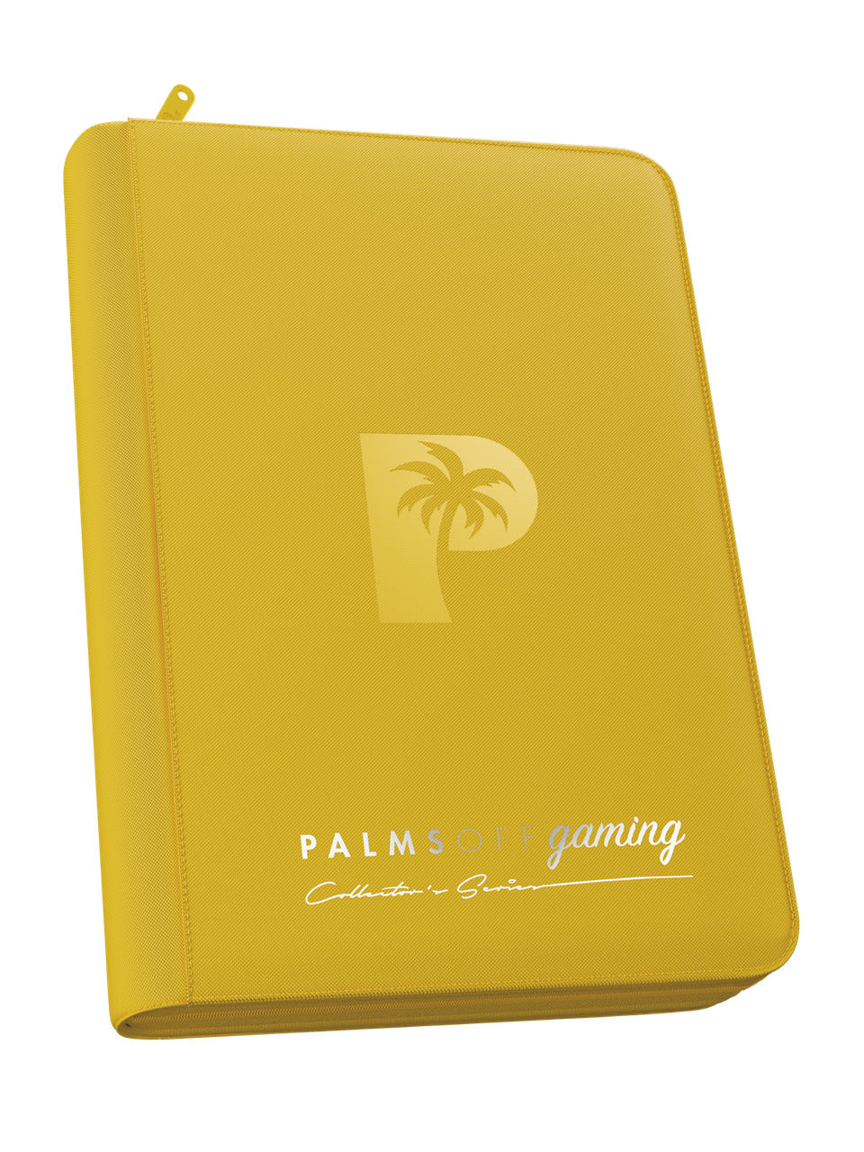 Palms Off Gaming 4 Pocket Zip Binder Yellow