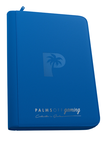 Palms Off Gaming 9 Pocket Binder Blue 400 Soft + 400 Inner Sleeves