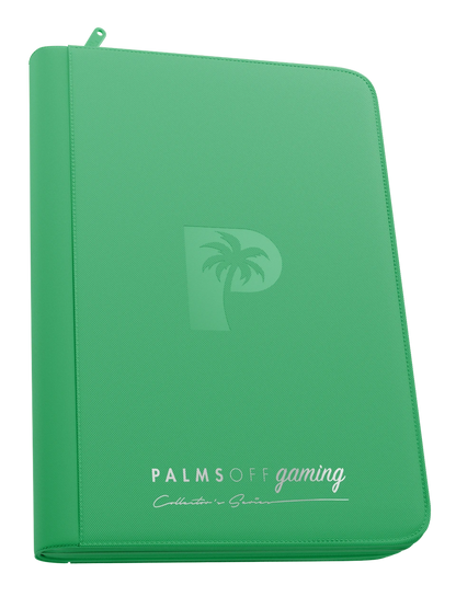 Palms Off Gaming 9 Pocket Green Binder 400 Soft + 400 Inner Sleeves
