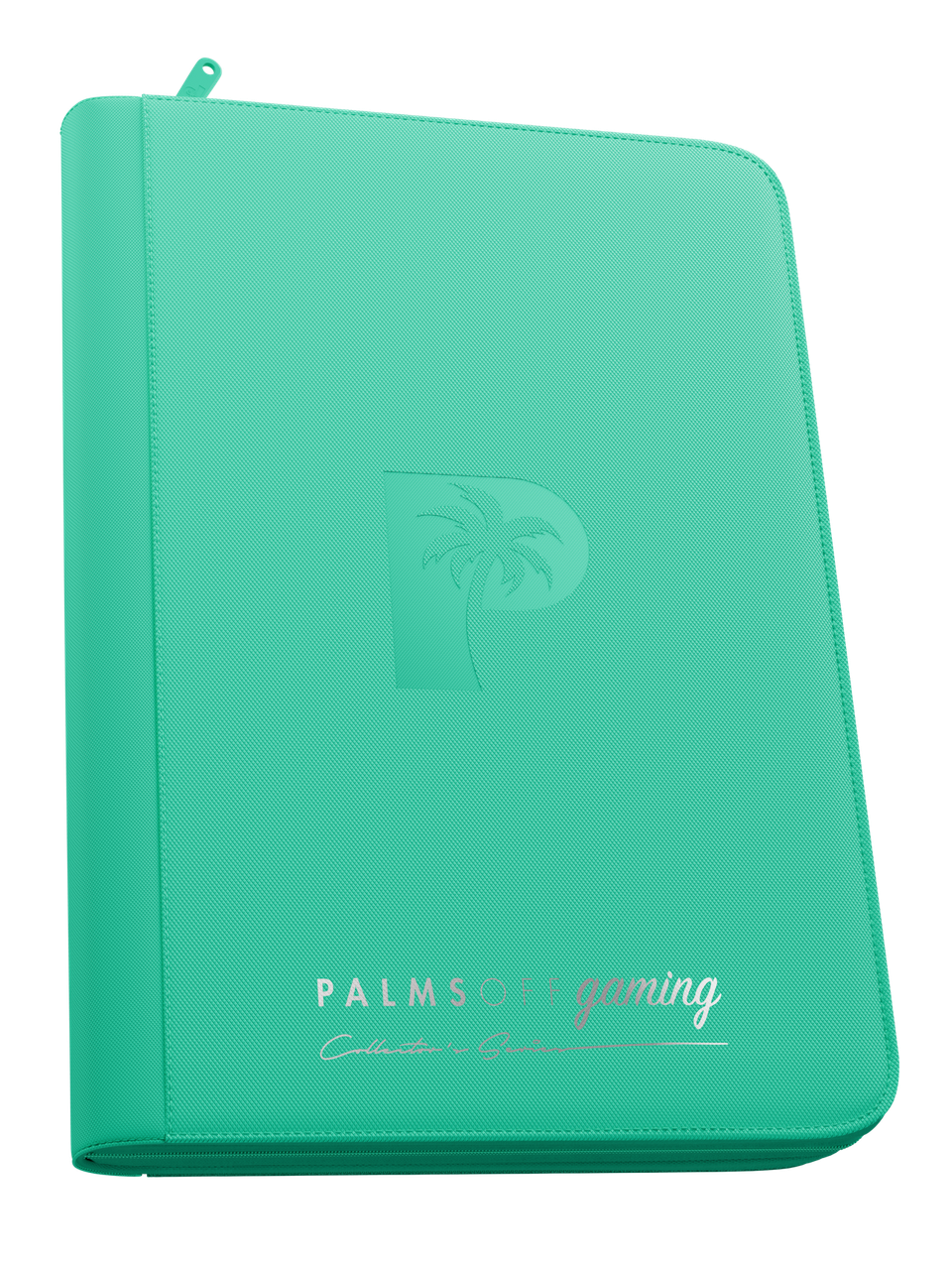 Palms Off Gaming 9 Pocket Zip Binder Turquoise