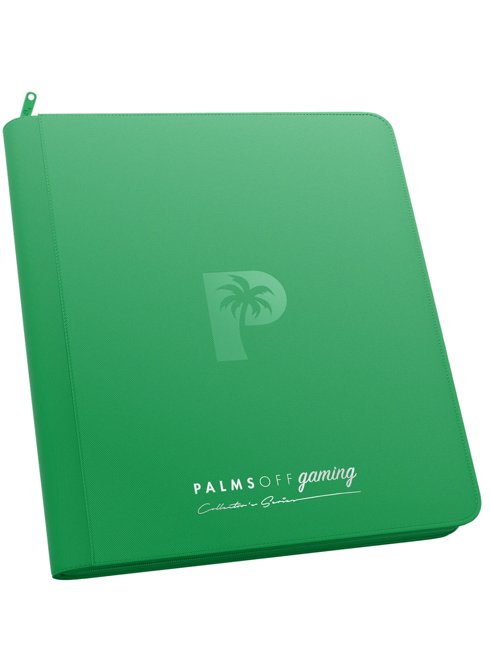 Palms Off Gaming Collectors 12 Pocket Zip Binder - Green