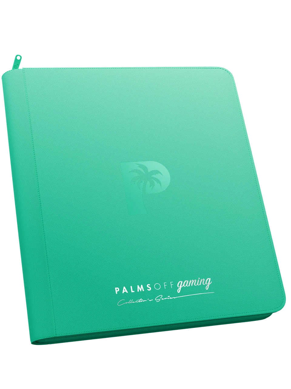 Palms Off Gaming 12 Pocket Zip Binder Turquoise