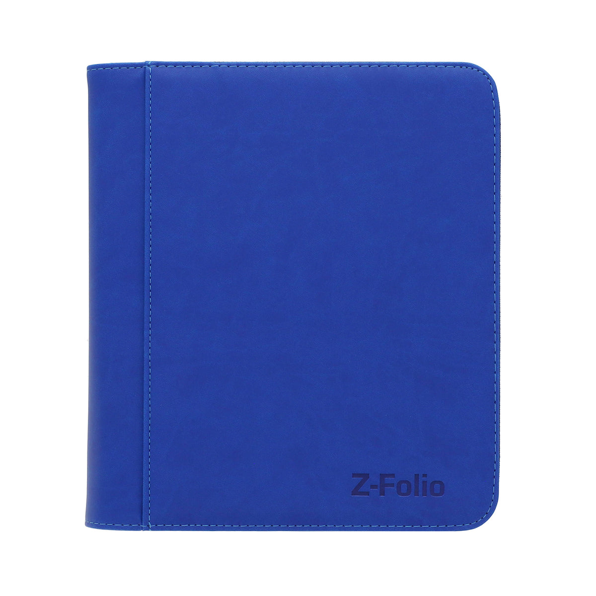 BCW Z-Folio 4-Pocket Lx Album - Toploaders - Blue – front product view