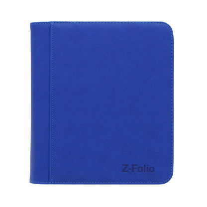 BCW Z-Folio 4-Pocket Lx Album - Toploaders - Blue – front product view