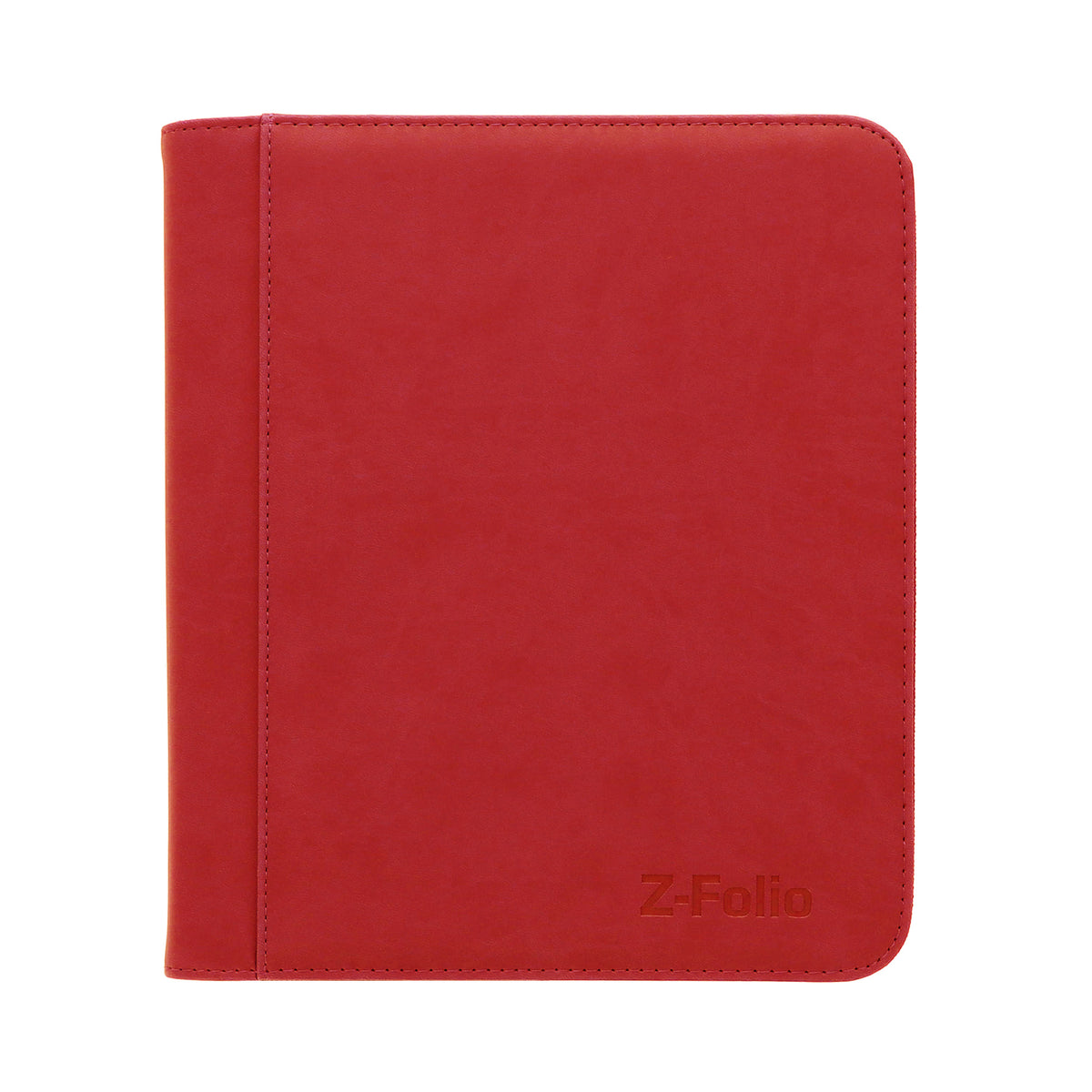 BCW Z-Folio 4-Pocket Lx Album - Toploaders - Red – front product view
