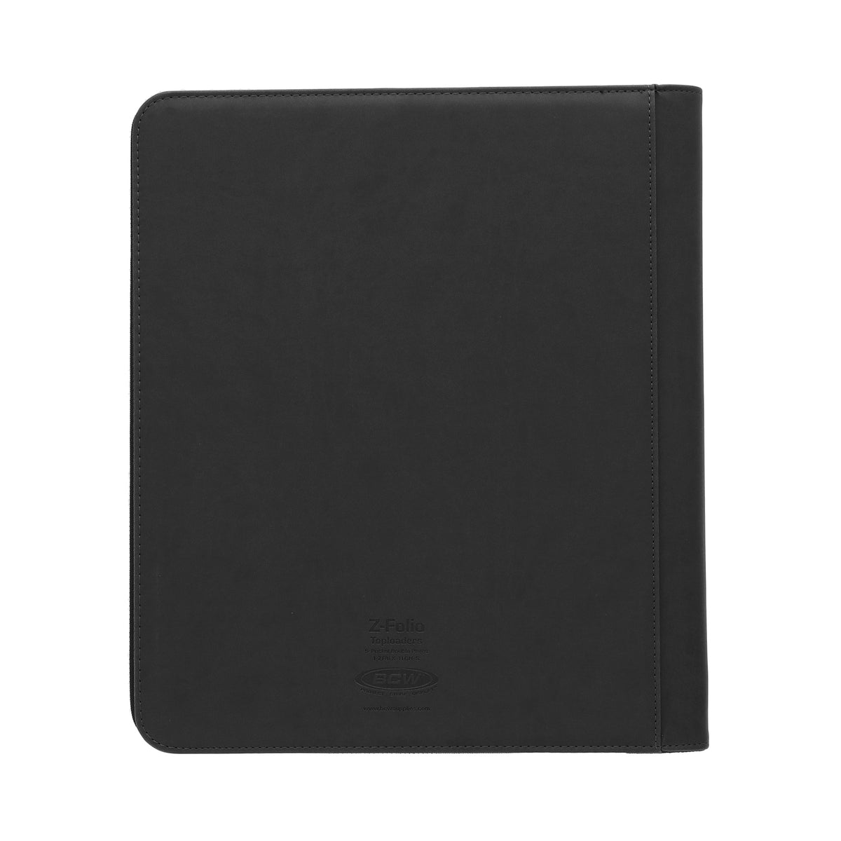 BCW Z-Folio 9-Pocket Lx Album - Toploaders - Black – rear view