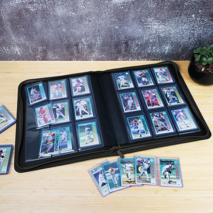 BCW Z-Folio 9-Pocket Lx Album - Toploaders - Black – front product view