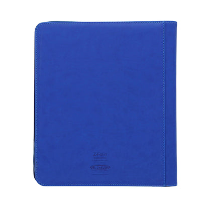 BCW Z-Folio 9-Pocket Lx Album - Toploaders - Blue – rear view