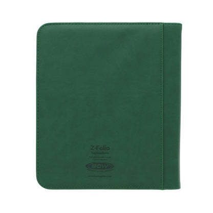 BCW Z-Folio 9-Pocket Lx Album - Toploaders - Green – rear view