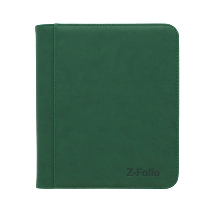 BCW Z-Folio 9-Pocket Lx Album - Toploaders - Green – front product view