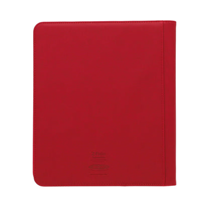 BCW Z-Folio 9-Pocket Lx Album - Toploaders - Red – rear view
