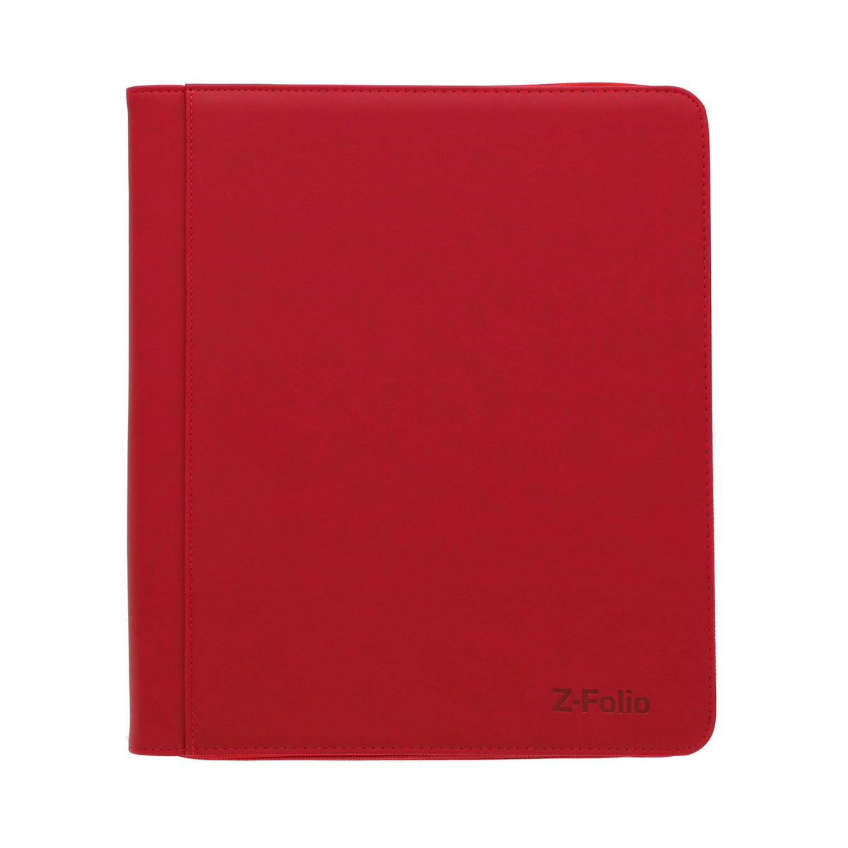 BCW Z-Folio 9-Pocket Lx Album - Toploaders - Red – front product view