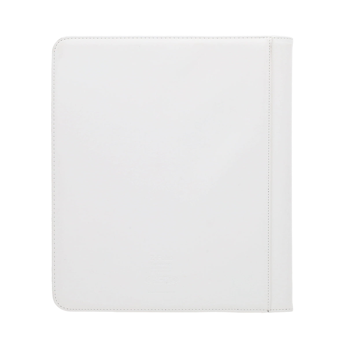 BCW Z-Folio 9-Pocket Lx Album - Toploaders - White – rear view