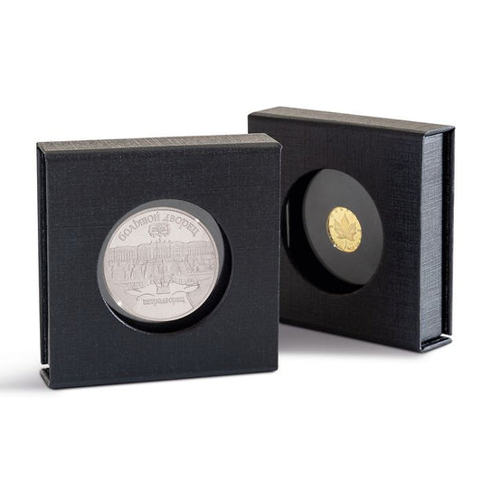 Airbox View coin etui with display function for 1 quadrum capsules