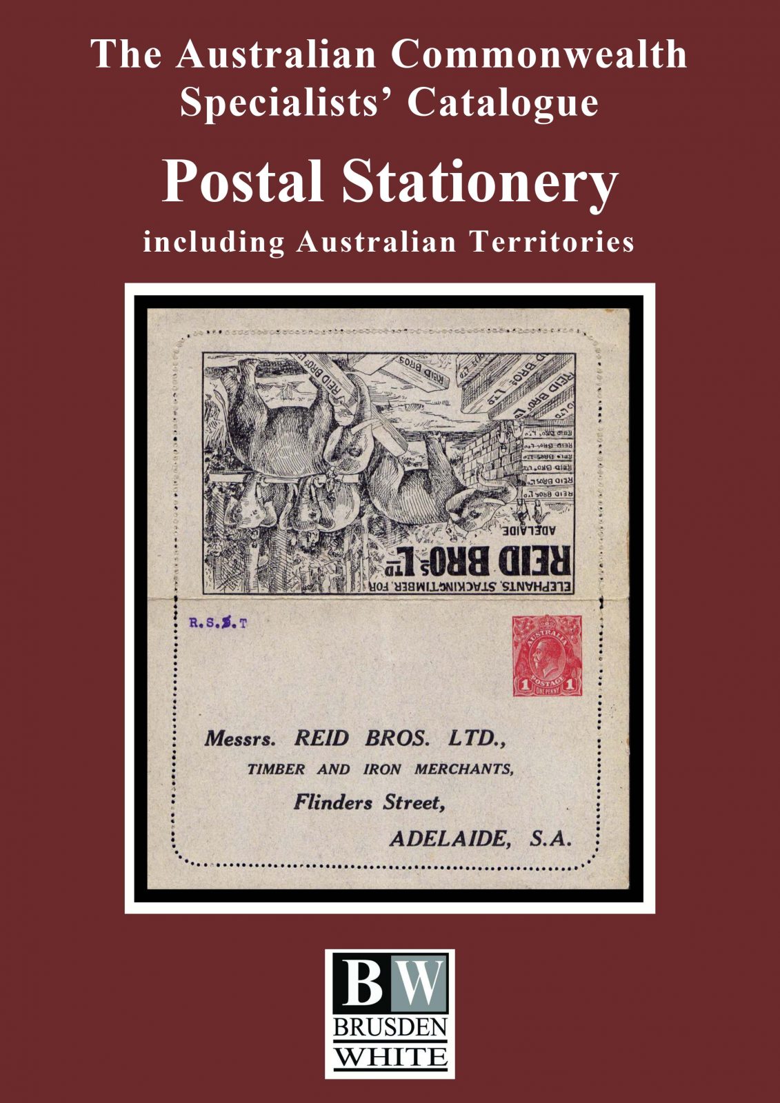 Brusden-White ACSC Postal Stationery Catalogue 2nd edt