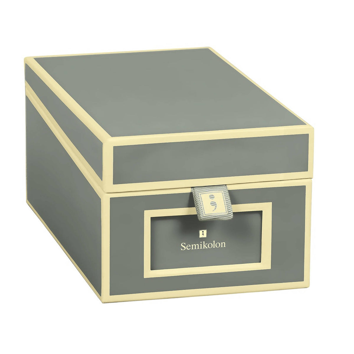 Business Card Box, Grey