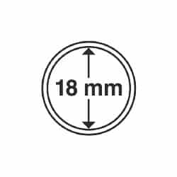 ULTRA Coin Capsules, inside diameter 18mm