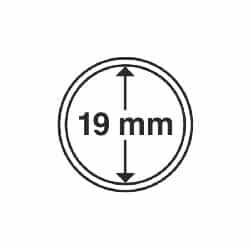 ULTRA Coin Capsules, inside diameter 19mm