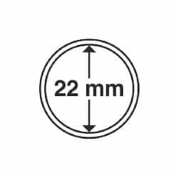 ULTRA Coin Capsules, inside diameter 22mm