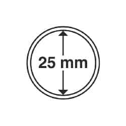 Coin Capsules, Inner Diameter 25mm
