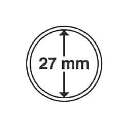 ULTRA Coin Capsules, inside diameter 27mm