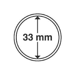 INTERCEPT ULTRA Coin Capsules 33mm, pack of 10