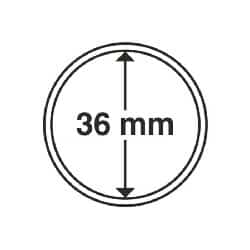 ULTRA Coin Capsules, inside diameter 36mm