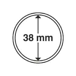 INTERCEPT ULTRA Coin Capsules 38mm, pack of 10
