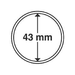 Coin Capsules, Inner Diameter 43mm