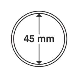 Coin Capsules, Inner Diameter 45mm