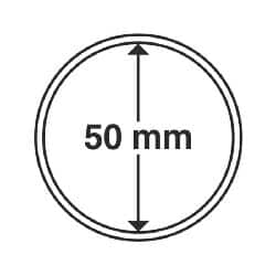 Coin Capsules, Inner Diameter 50mm