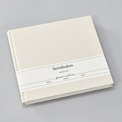 Guestbook, chamois Wedding Edition
