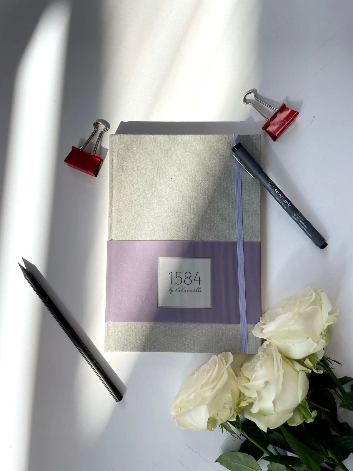 Hahnemühle 1584 notebook, A5, lilac, SKU 10625009