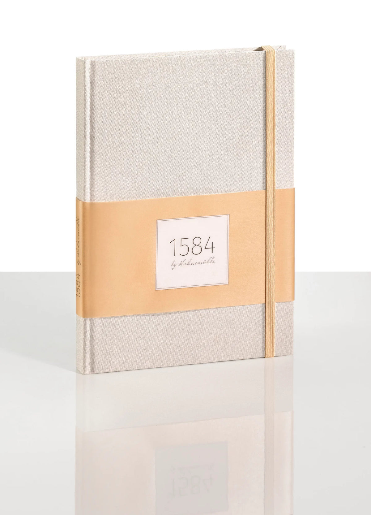 Hahnemühle 1584 A5 hardcover notebook in Peach with elastic closure, SKU 10625010