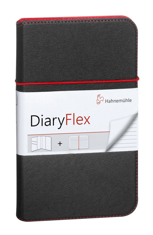 Hahnemühle DiaryFlex notebook with ruled insert — front cover and packaging