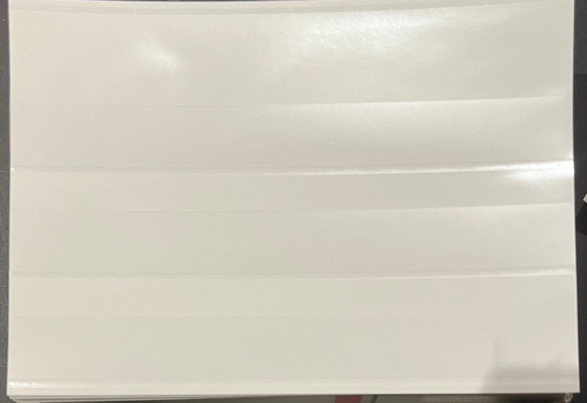HAWID C6 White Stockcards 3 strip (100)