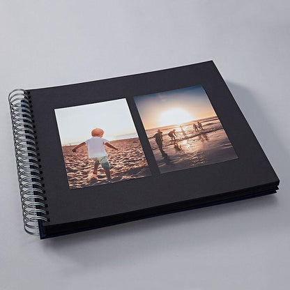 Photo Album, Spiral Bound, Maxi Mucho, Black Pages, Moss