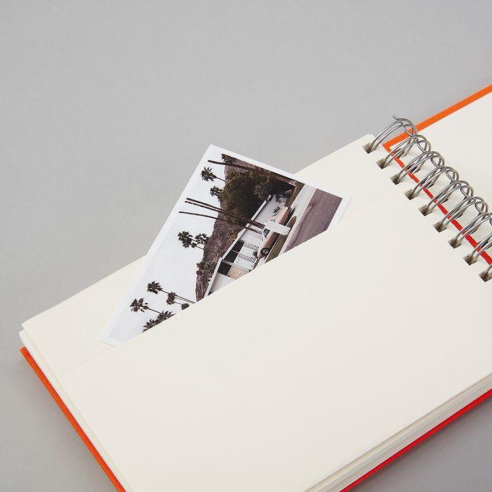Photo Album, Spiral Bound, Mini Mucho, Cream Pages, Forest