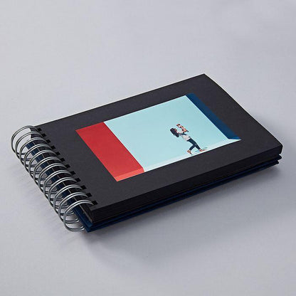 Photo Album, Spiral Bound, Mini Mucho, Black Pages, Moss