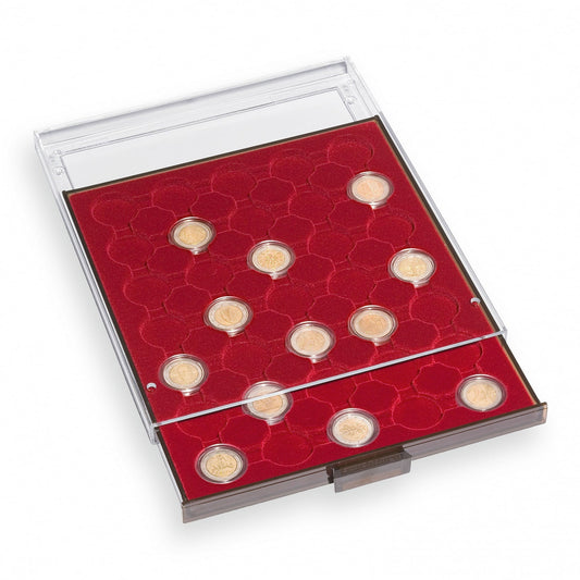 Coin Box 20 compartments for CAPS 41, smoke coloured