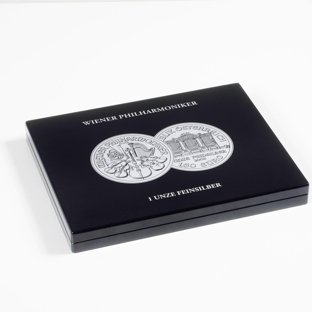 Coin cassette VOLTERRA for 20 silver coins "Vienna Philharmonic" in capsules