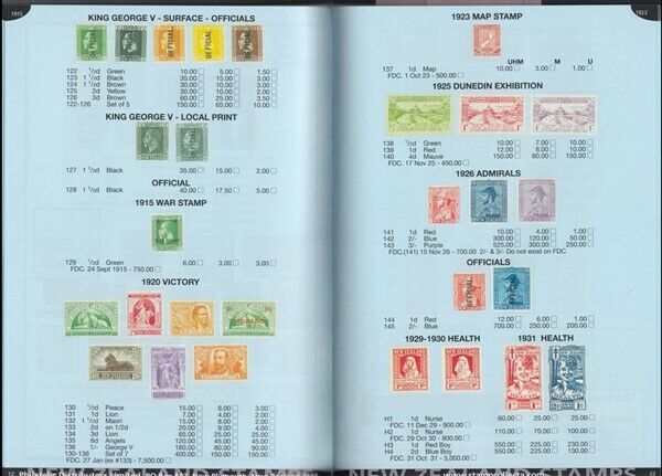 NEW ZEALAND 2021 LEN JURY STAMP CATALOGUE