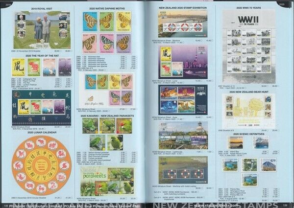 NEW ZEALAND 2021 LEN JURY STAMP CATALOGUE