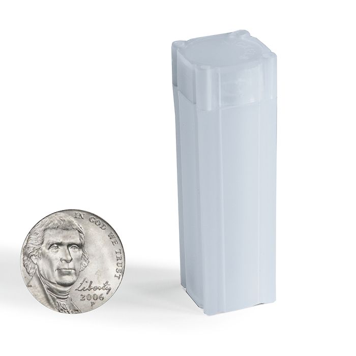 Lighthouse Coin Tubes for US Nickels (Suits Australian $2 coin) (21.21mm)- Box of 100